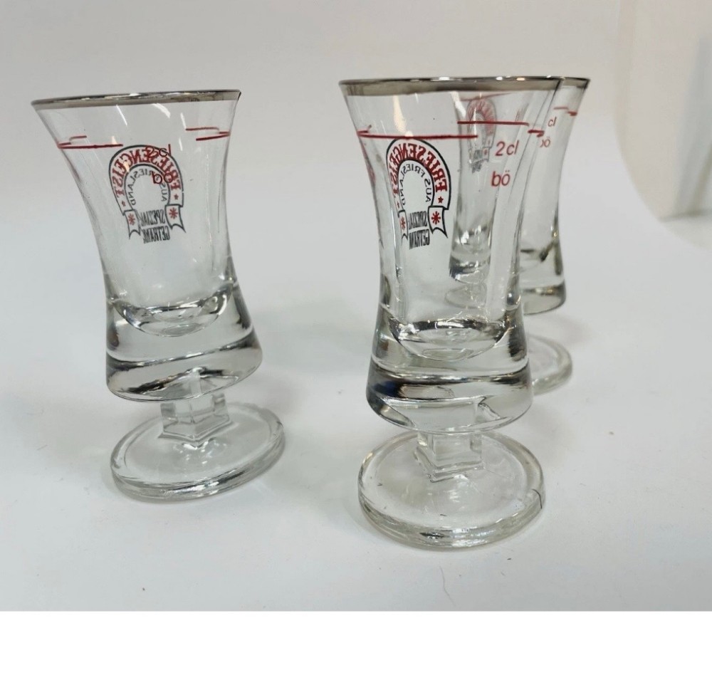 Shot Glasses Friesengeist Aus Friesland Spezial Getrank German Cordial Glasses Set of 3