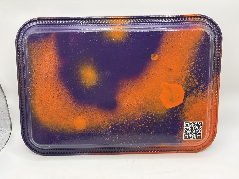 Clemson Tigers Custom Tray 8 x 11 Plastic As-is