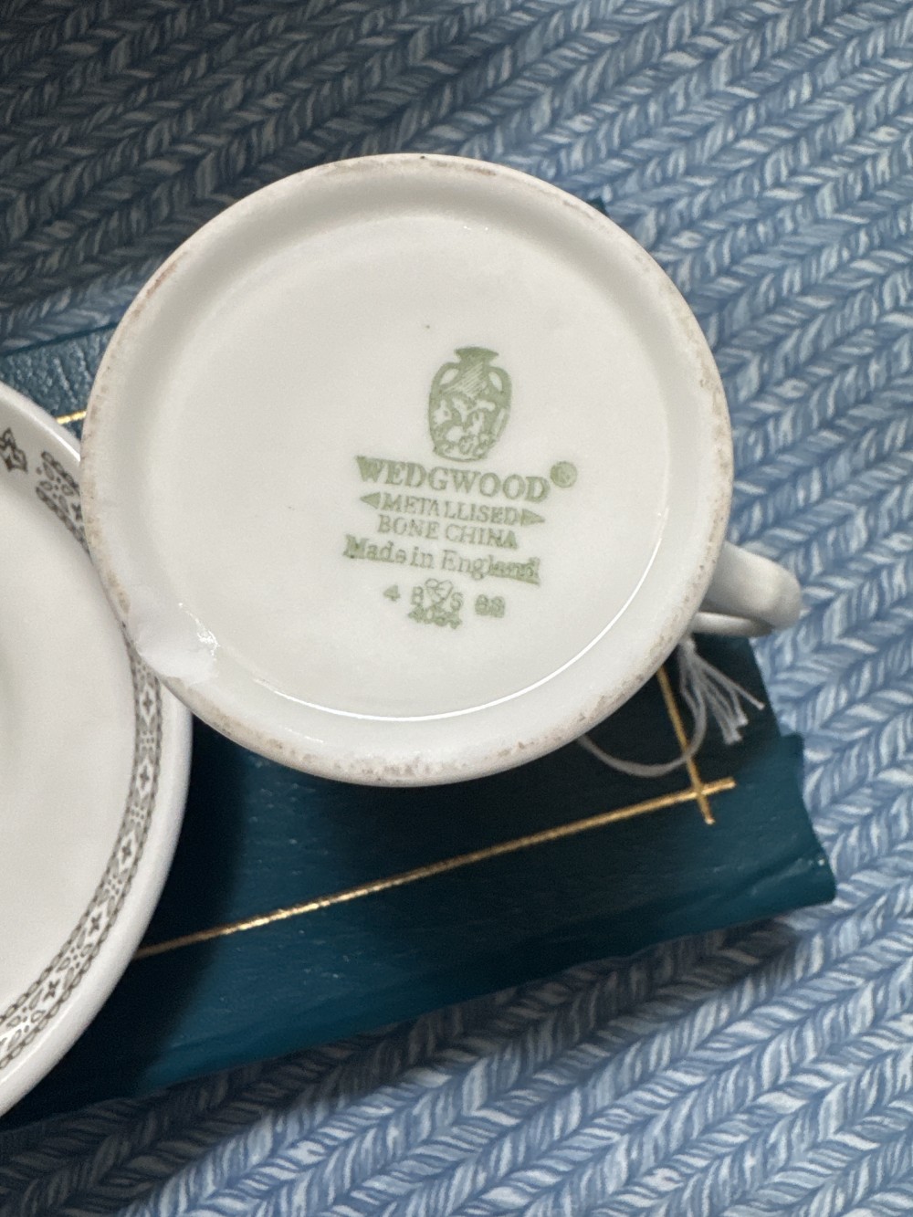 ROYAL TUSCAN WEDGEWOOD DEMITASSE CUP/SAUCER
