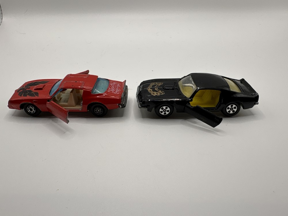 Pontiac Trans Am Diecast Cars Yatming and ERTL Vintage