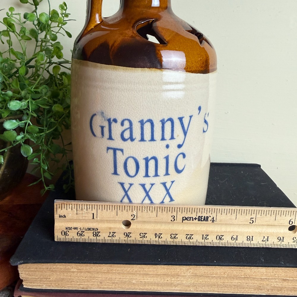 Stoneware Jug Votive Holder – Granny's Tonic XXX