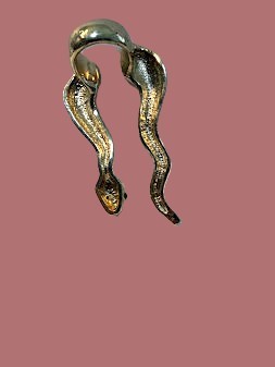 Vintage Large Snake Ring Odd Ring and Huge Halloween