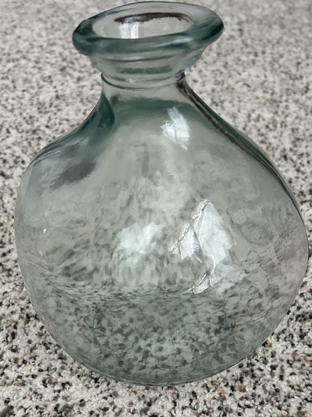 Askew recycled glass - balloon vase
