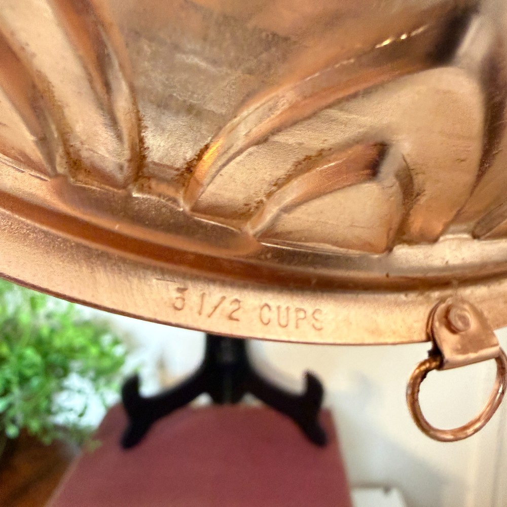 Vintage Copper Mold, 3½ Cup