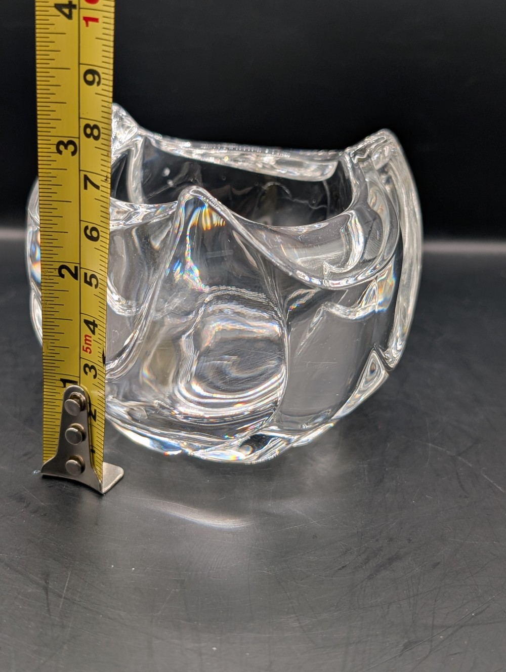 Italian crystal Gardenia by RCR votive
