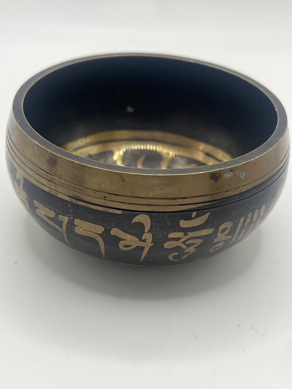 Tibetan brass singing bowl from Nepal