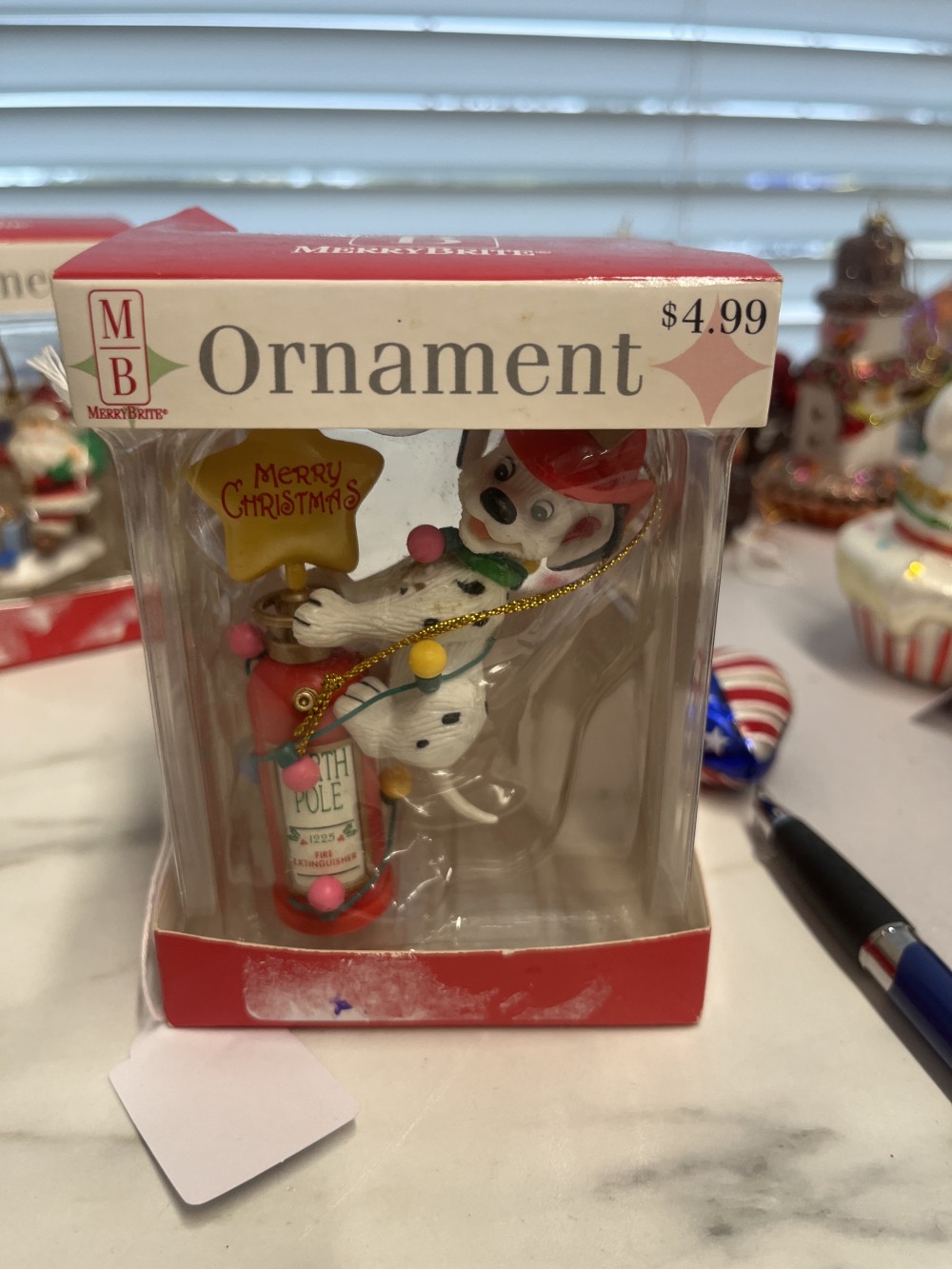 Merry Brite Dalmation ornament
