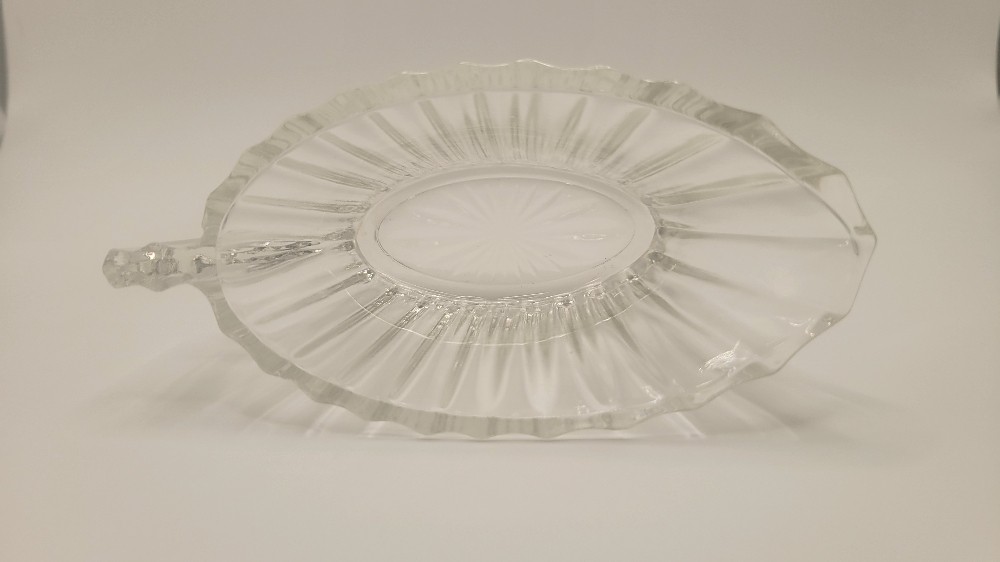 Heisey Glass Individual Cream and Sugar Set