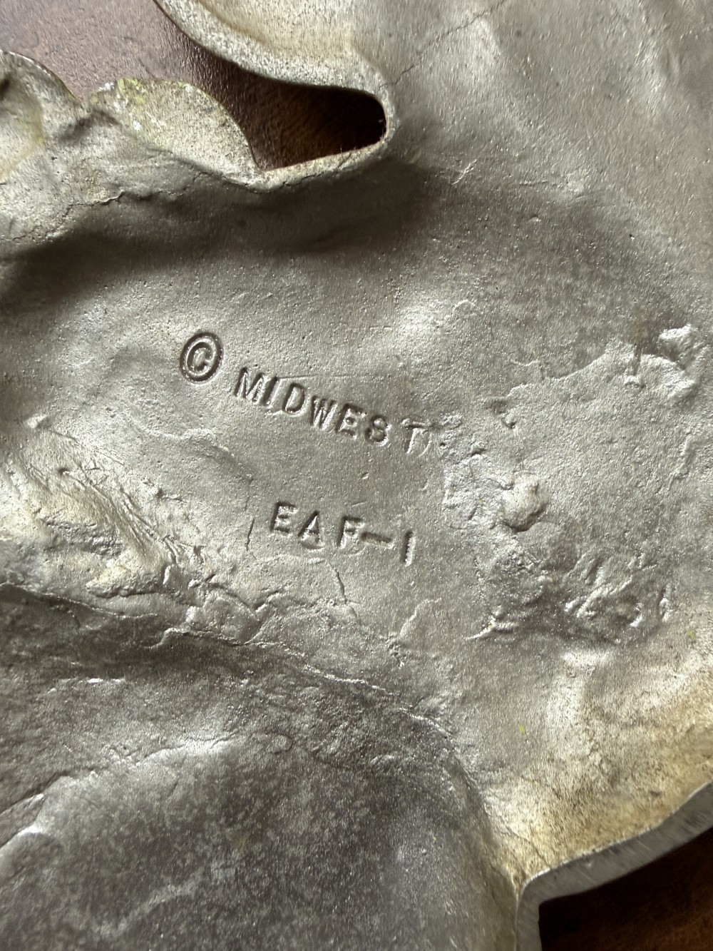Midwest vintage metal wall plaque