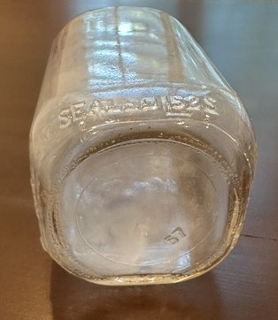 Vtg Edisto Farms Dairy Glass Milk Bottle -old Columbia bottle