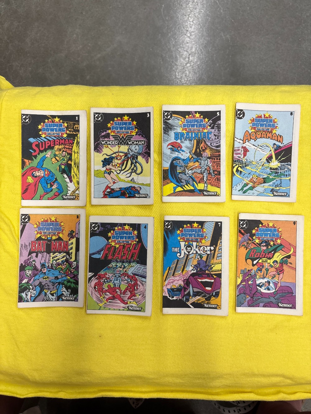 DC 1983-84 Super Powers Collection 1-5, 7-12, 15-16 & 18-19 Kenner