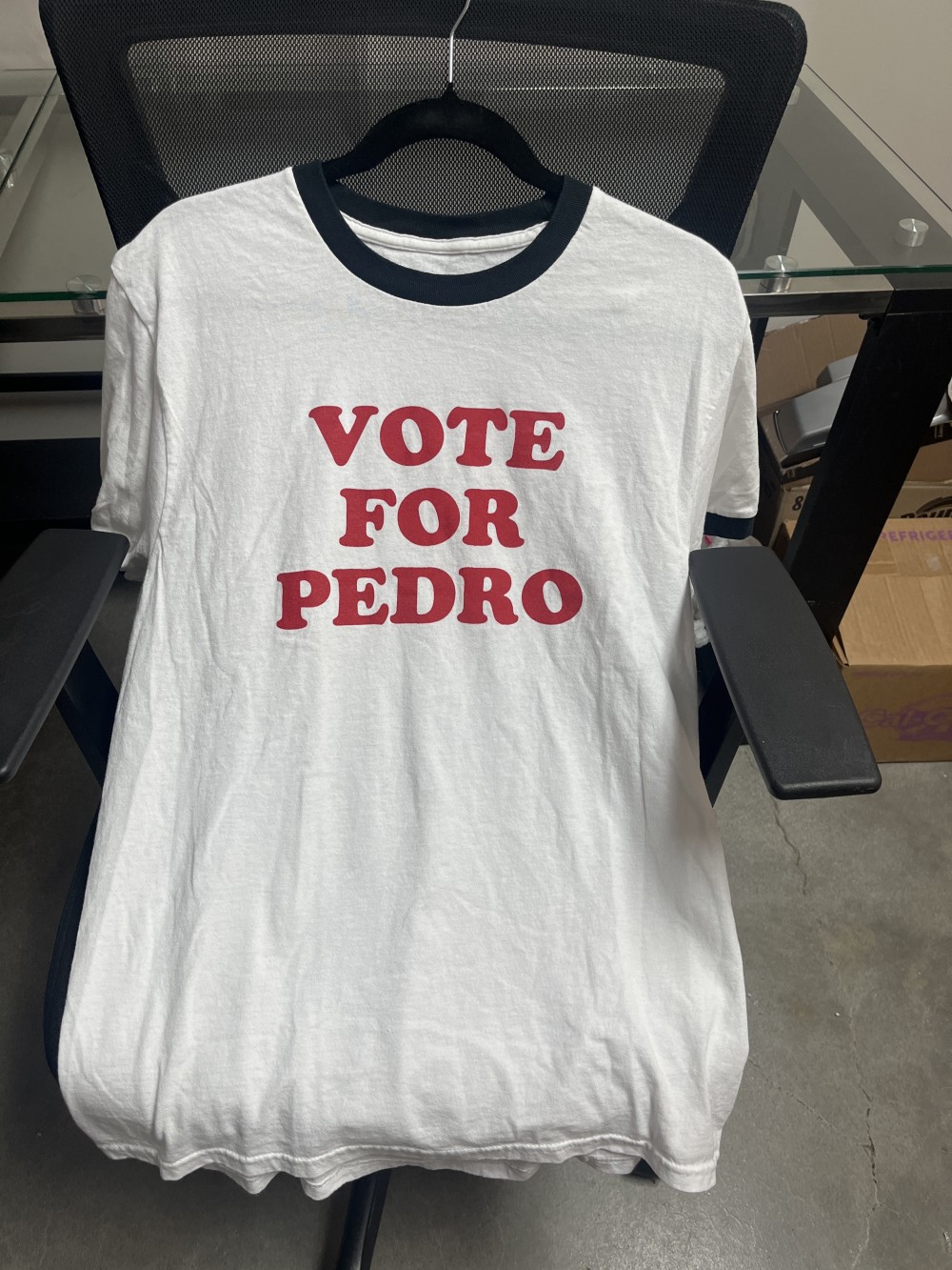 Vote for Pedro Large t-shirt