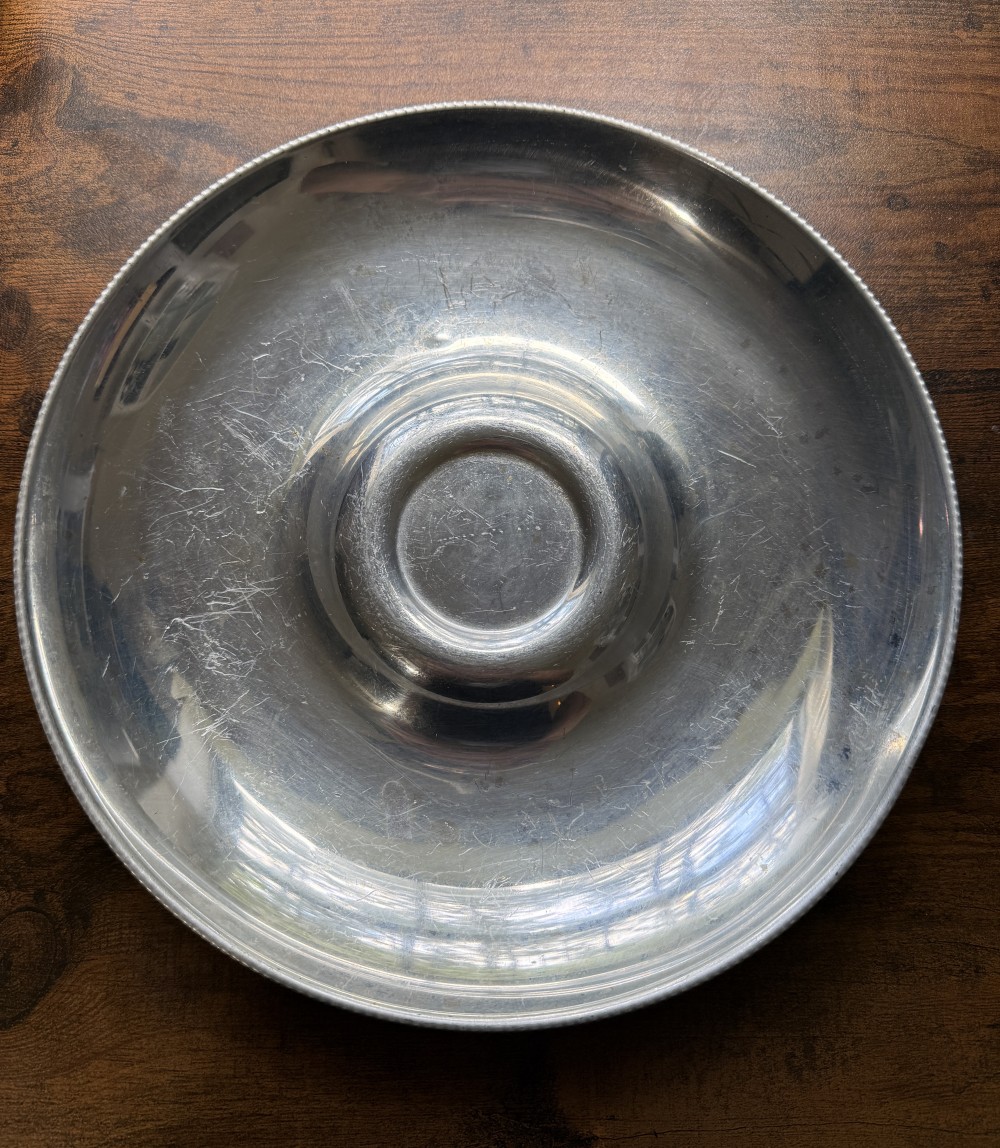 Vintage Buenilum aluminum serving tray
