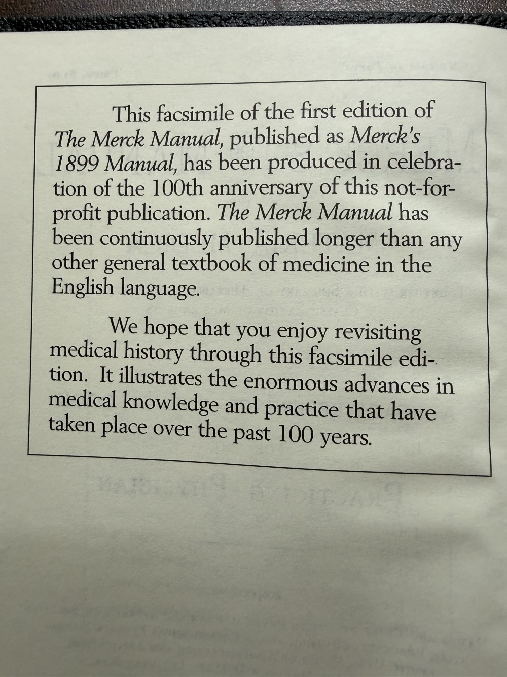 Merck’s 1899 Manual reproduction