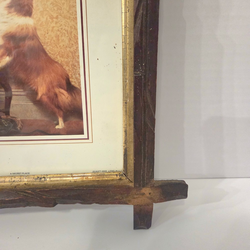 Antique Adirondack Wood Frame- As Is