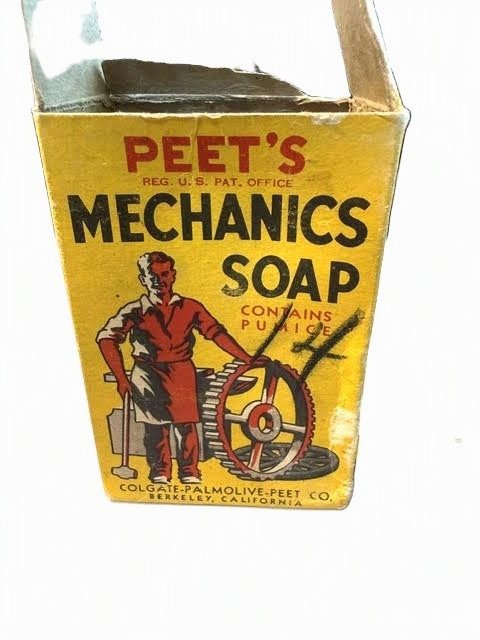Peet's Mechanic's Bar Soap Colgate Palmolive 1930-40's
