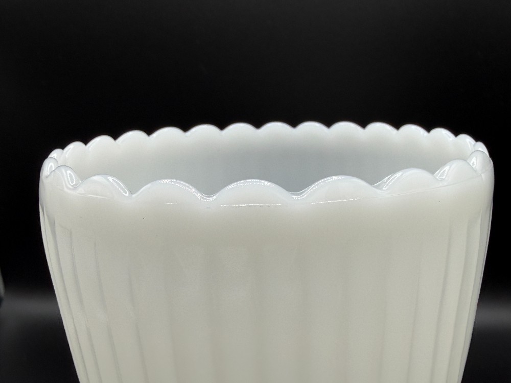 Milk Glass Vase by Napco