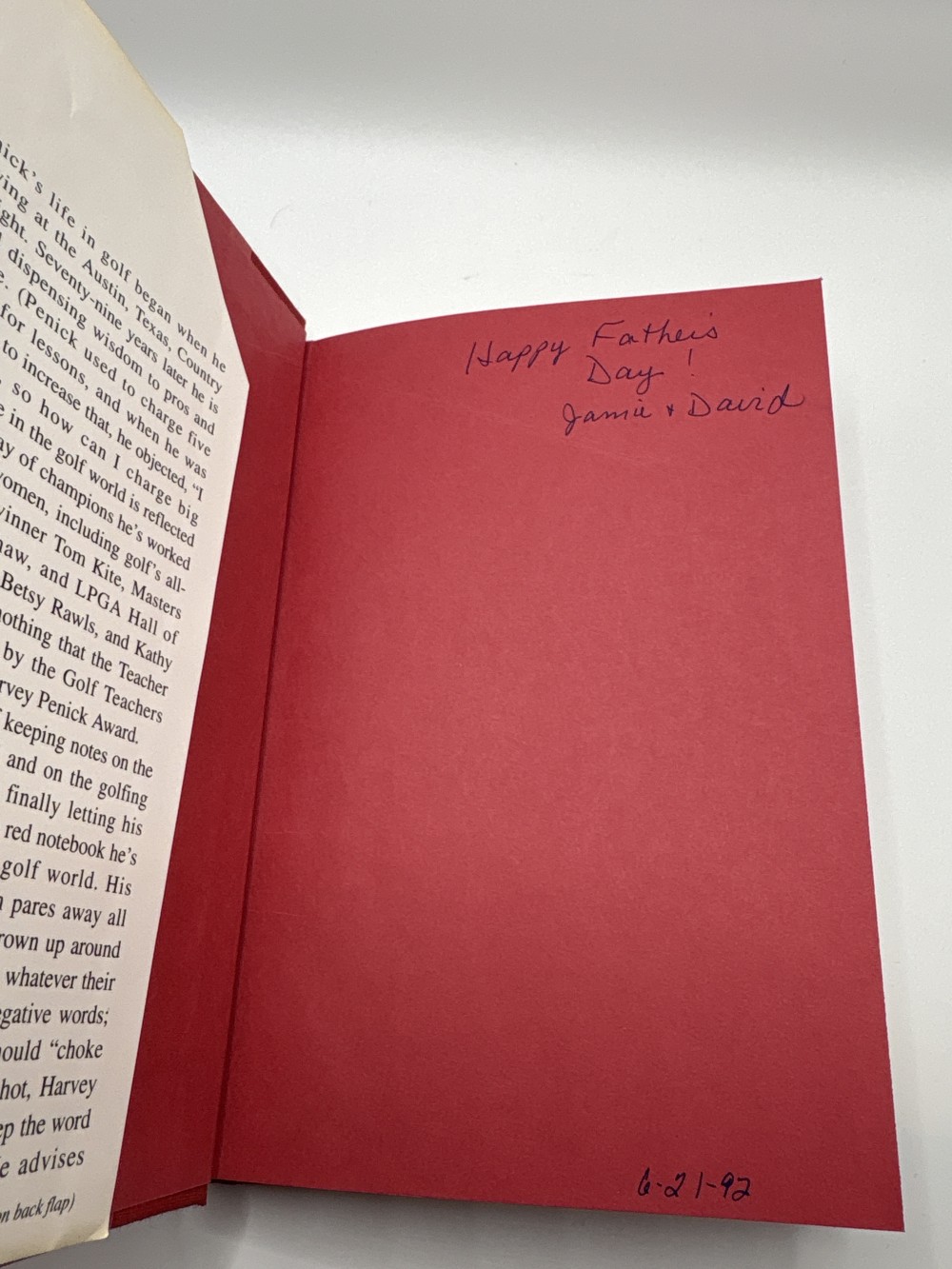 Harvey Penicks Little Red Book As-is