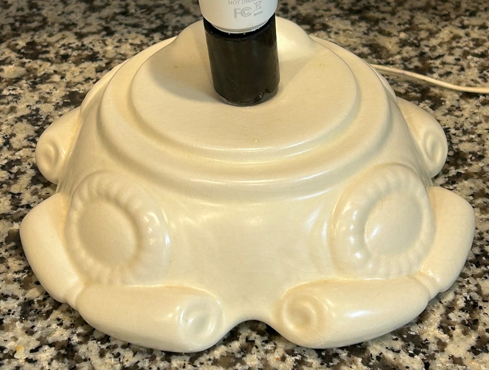 Vintage Extra Large Ceramic Christmas Tree | 24” White Glazed Atlantic Mold Style | Retro Tabletop #VintageChristmas #CeramicChristmasTree #MidCenturyChristmas #VintageHoliday #OriginalWiring