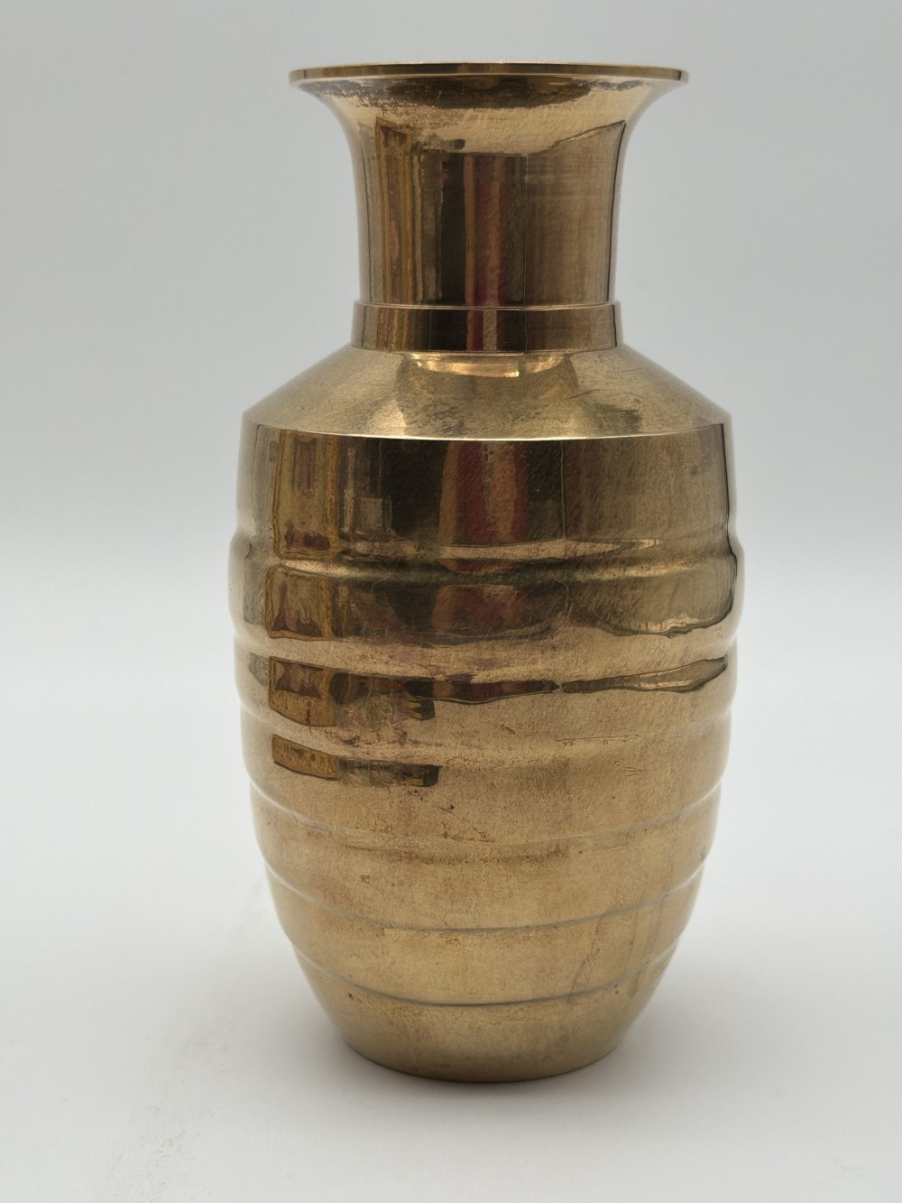 Vintage Solid Brass Vase