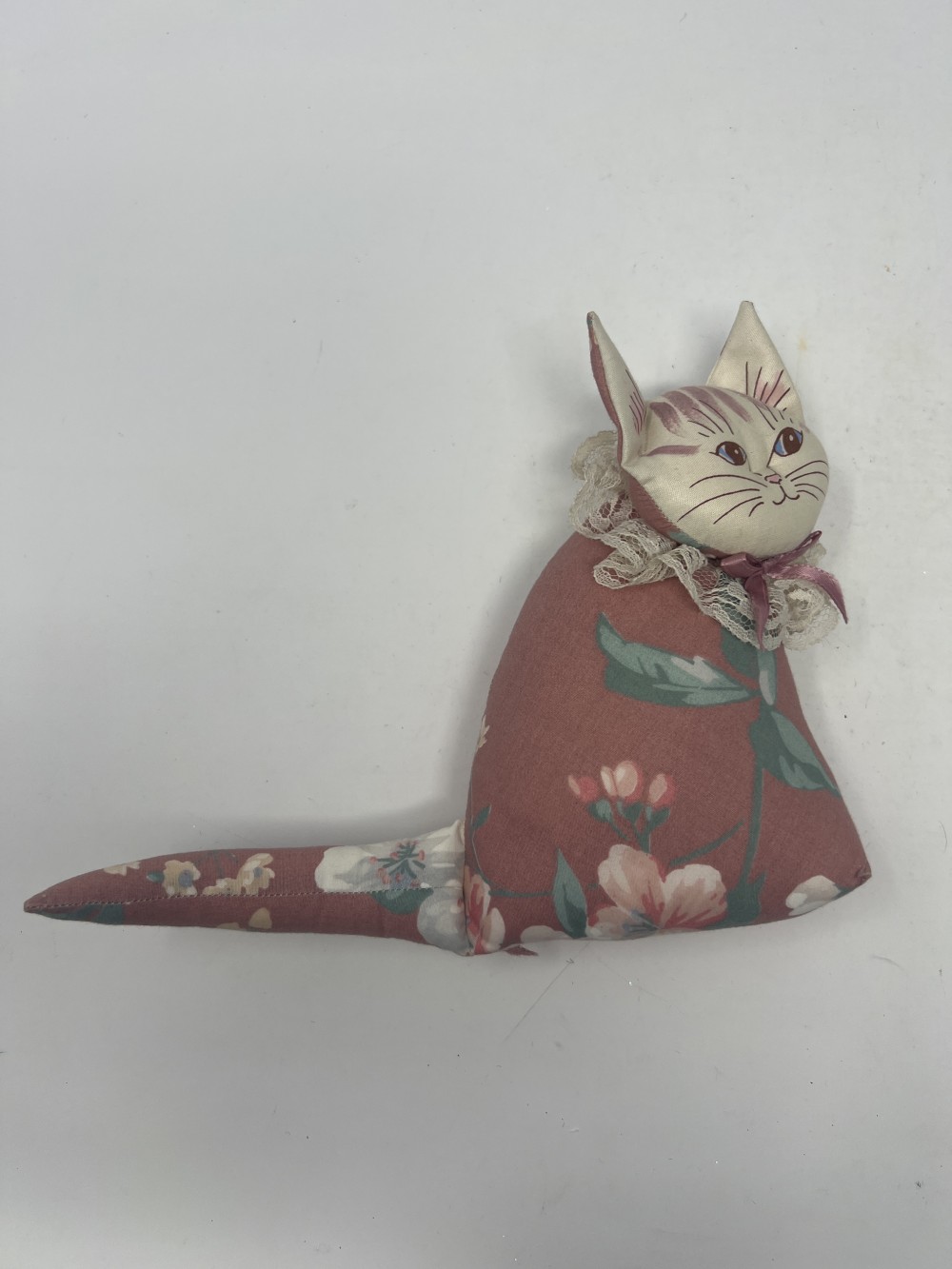 Vintage fabric cat doll