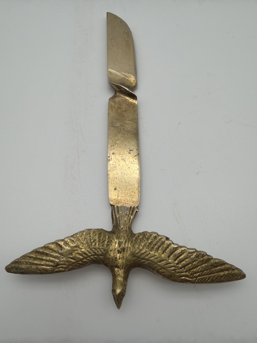 Vtg  Brass Flying Bird Letter Opener