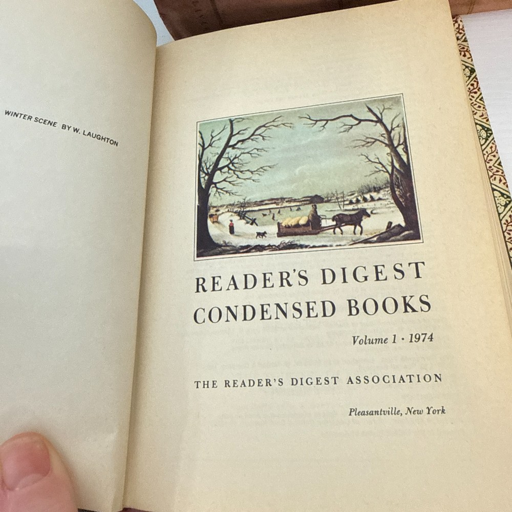 Reader's Digest Condensed Books Vol. 1 1974