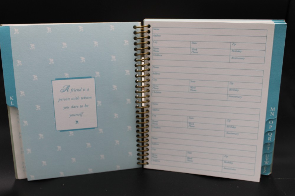 Victorian-syle address book