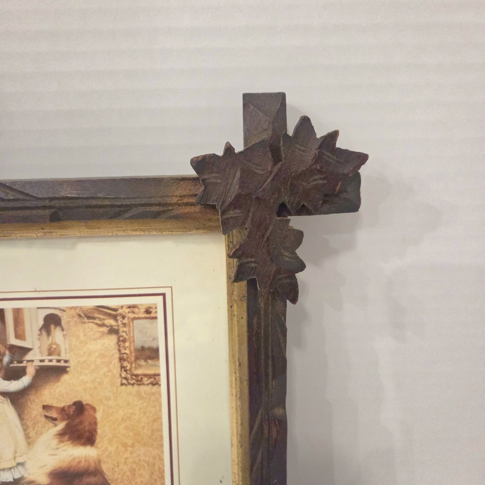 Antique Adirondack Wood Frame- As Is