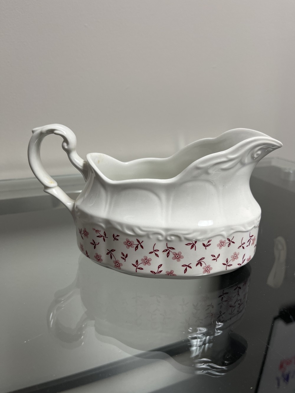 J&G Meakin ironstone gravy boat