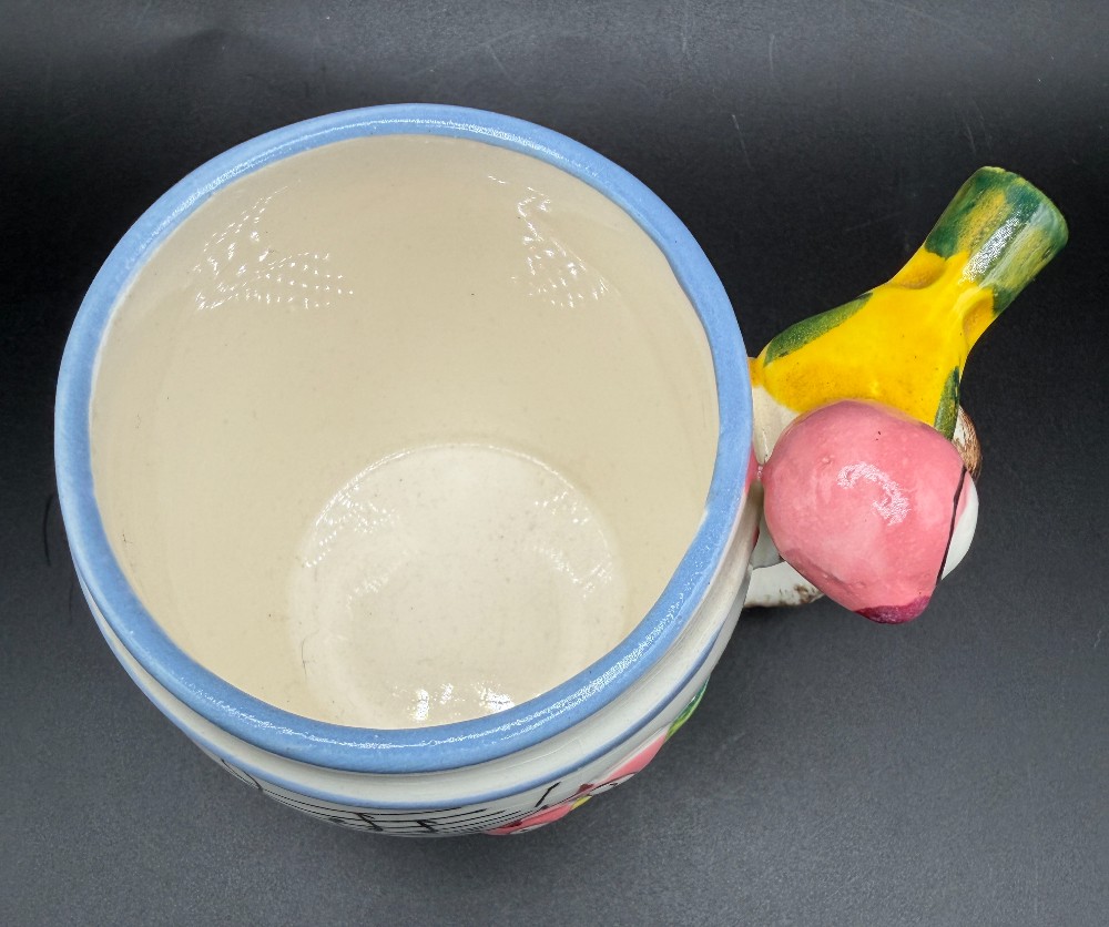 Vintage 1950s Ross Products Whistle For Your Milk Ceramic Child's Mug – Made in Japan Kitsch
