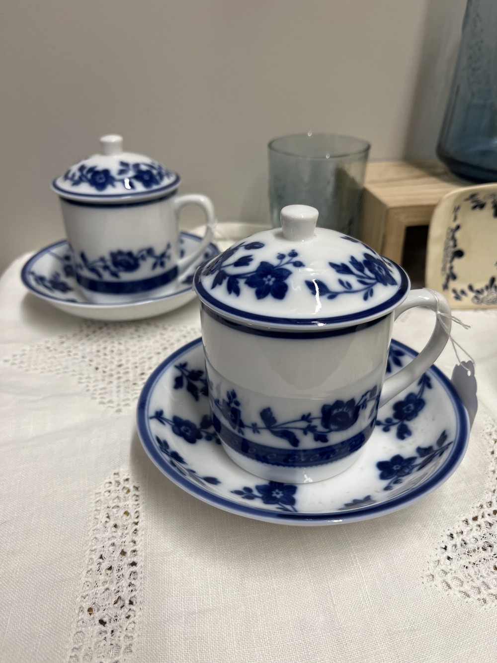 Williams-Sonoma Blue Flow teacup