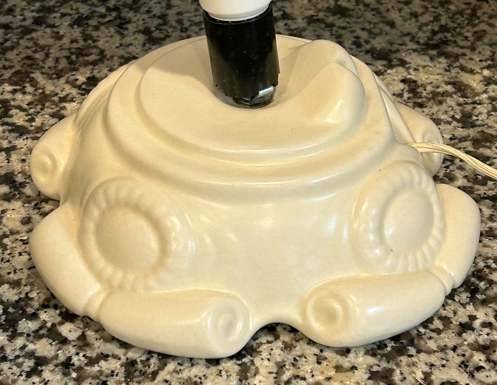Vintage Extra Large Ceramic Christmas Tree | 24” White Glazed Atlantic Mold Style | Retro Tabletop #VintageChristmas #CeramicChristmasTree #MidCenturyChristmas #VintageHoliday #OriginalWiring