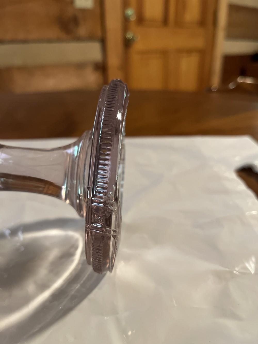 1890s Amethyst Glass compote