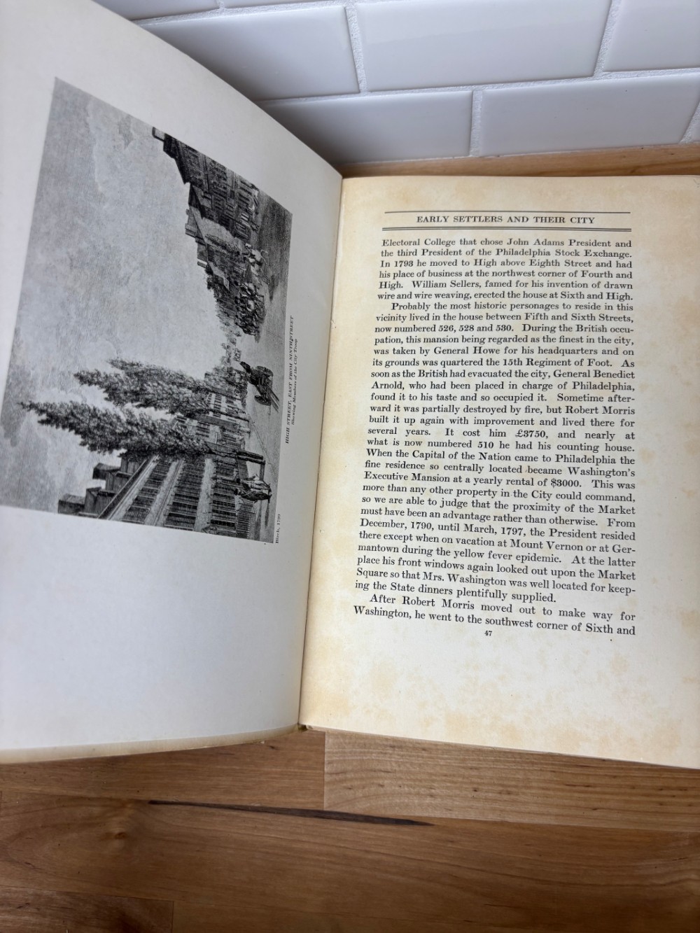 Book Early Philadelphia Its People Life and Progress 1917 First Edition Horace Mather Lippincott