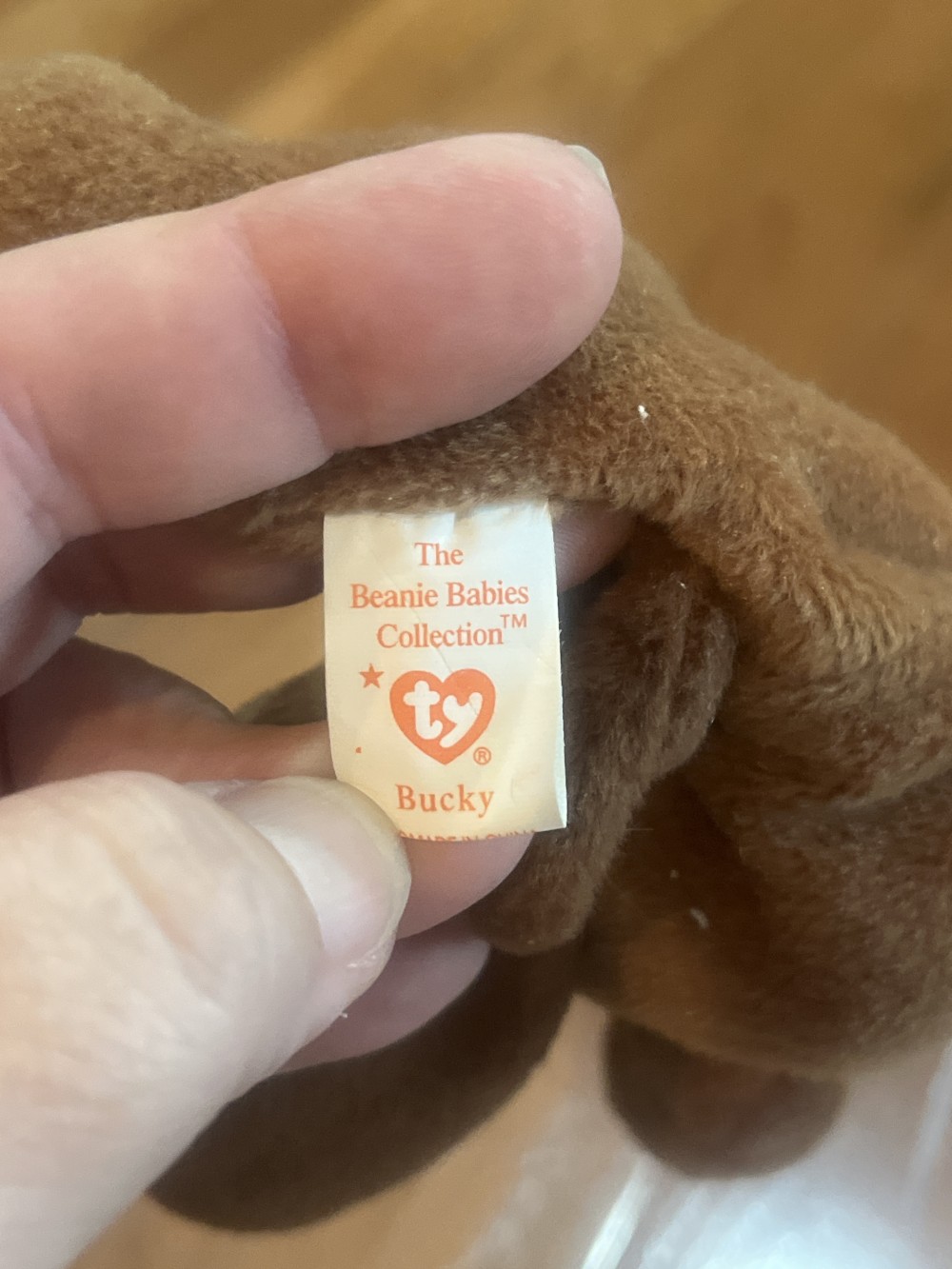 Bucky Beanie Baby