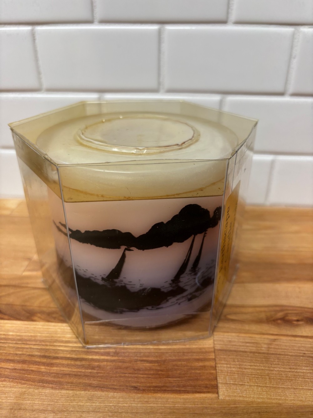 Candle Prism Crafts Earthscape Lighthouse Sailboats Seagulls Reusable Coastal Decor USA