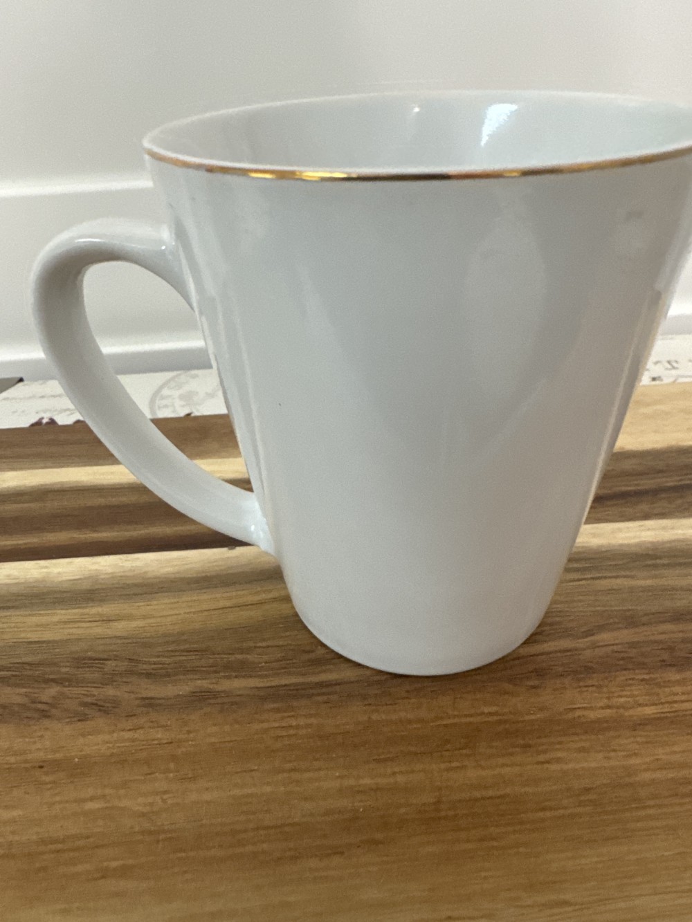 BLITZEN, COLLECTIBLE MUG, GOLD TRIM