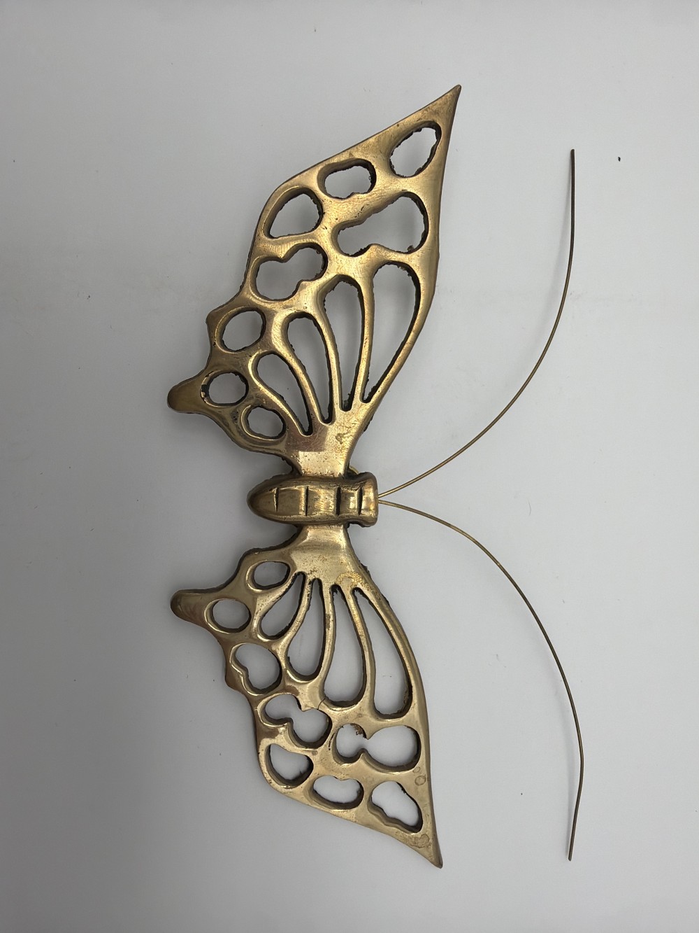 Set of 3 Vintage Brass Butterflies