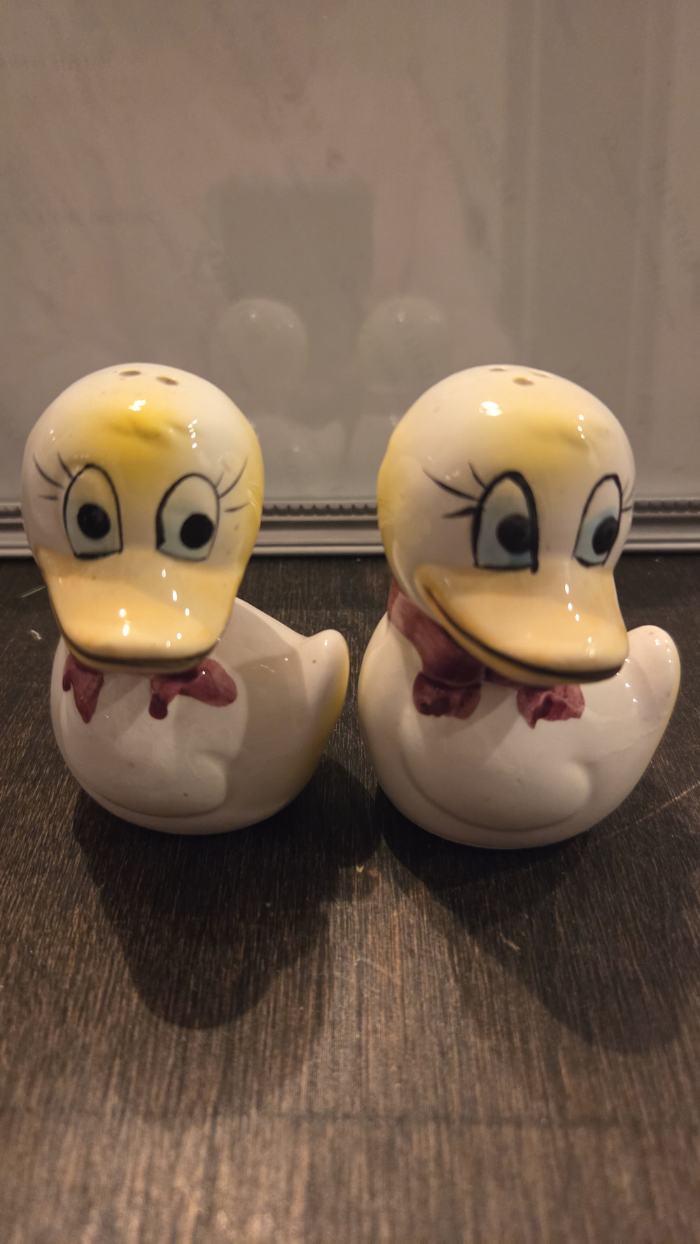 SS-101 vtg ceramic ducks S & P