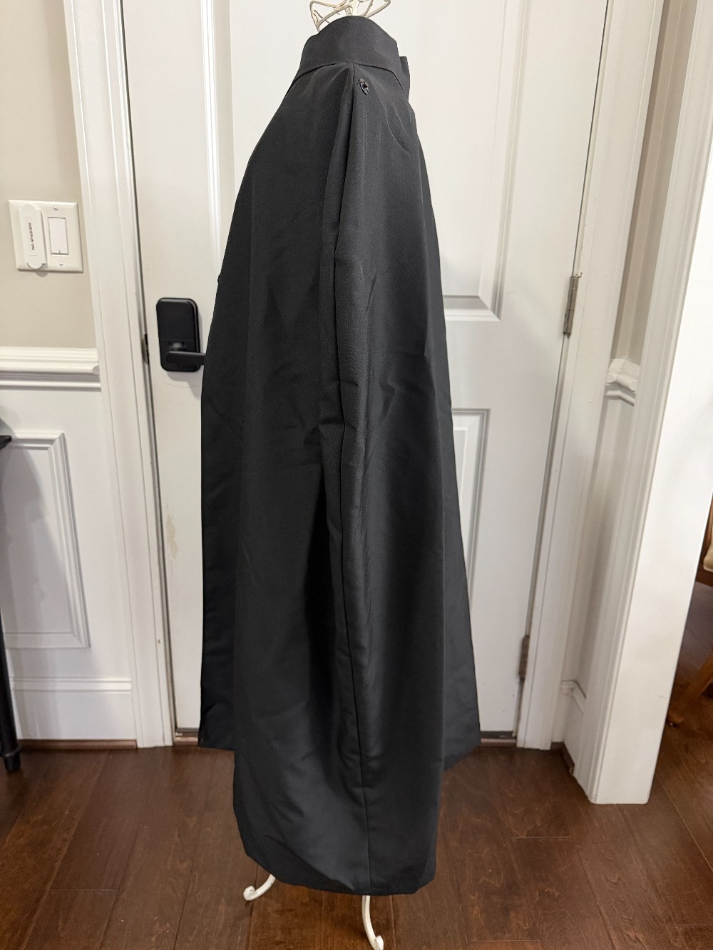 Vintage Premium Black & Crimson Red Satin Dracula Cape - Gothic Cosplay Cloak