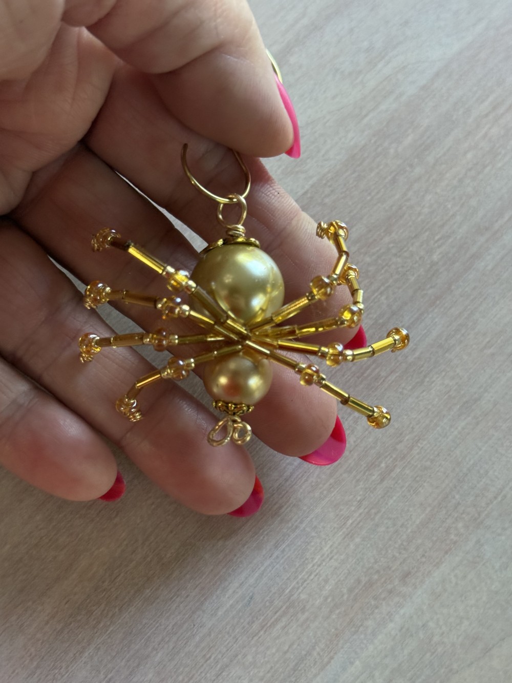 Ornament - Spider M Golden Pearls GL