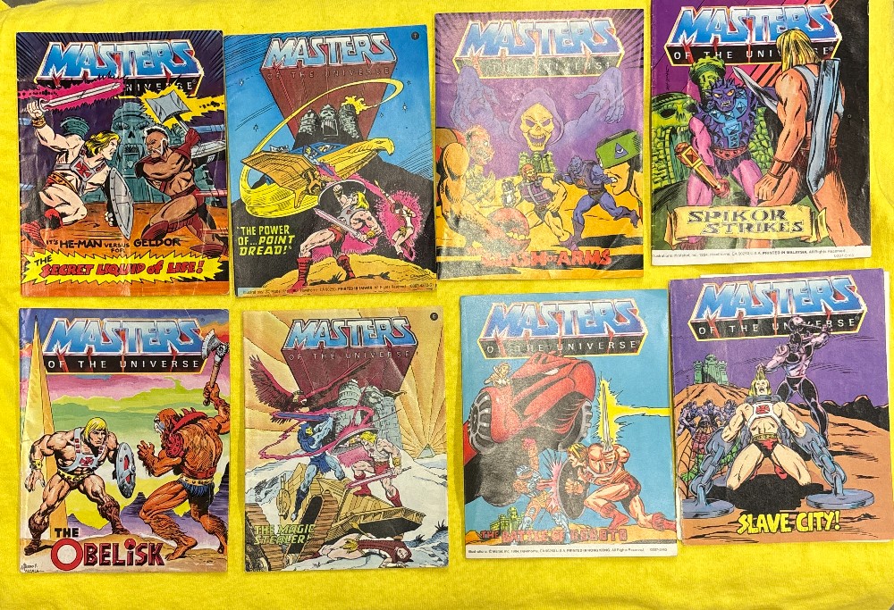 MOTU Masters of the Universe Mini Comic Books (12) 80's