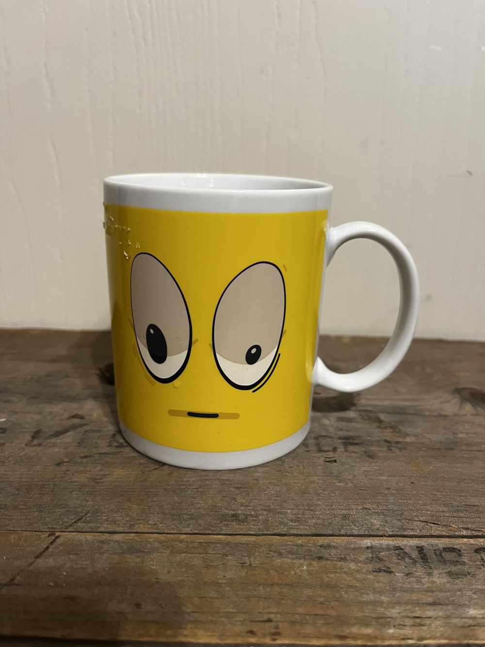 Cortunex yellow heat changing mug