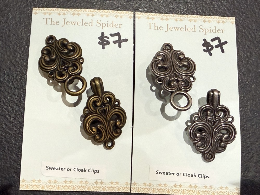 Sweater Clip, Cloak Clip, Dress Clip: Tight Loops