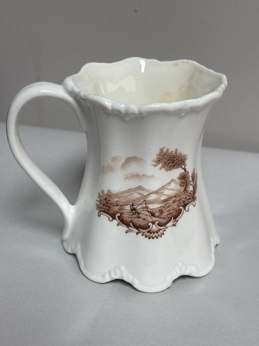 St George Made in England Brown Transferware Mug