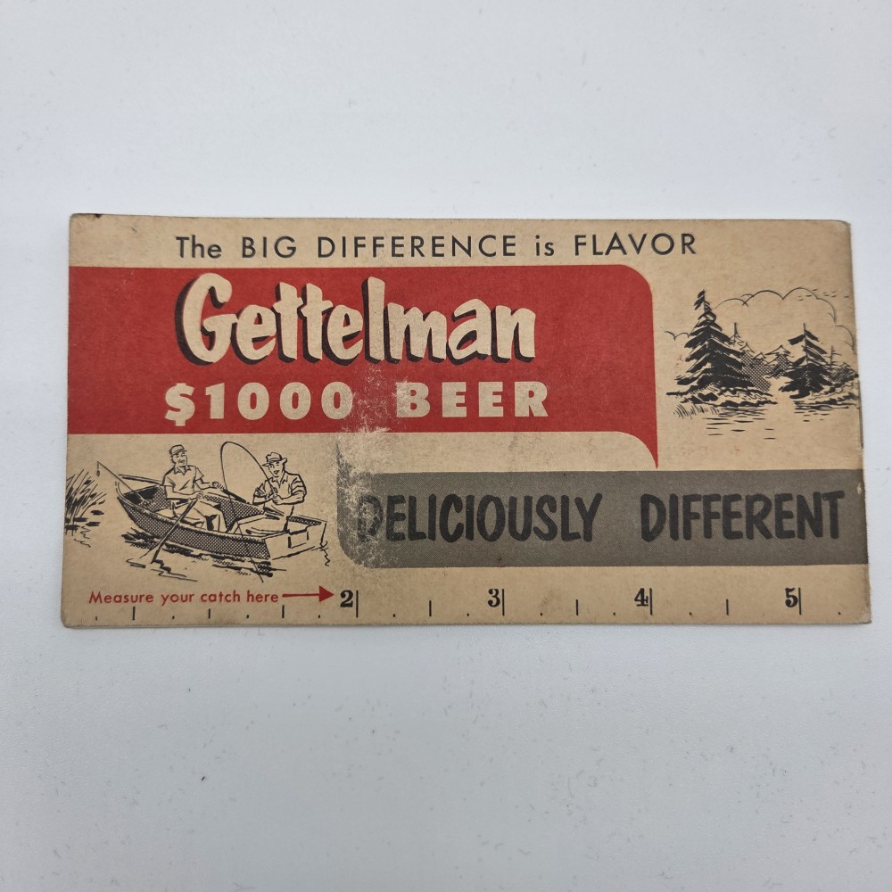 1954 Gettelman Beer Fishing Guide