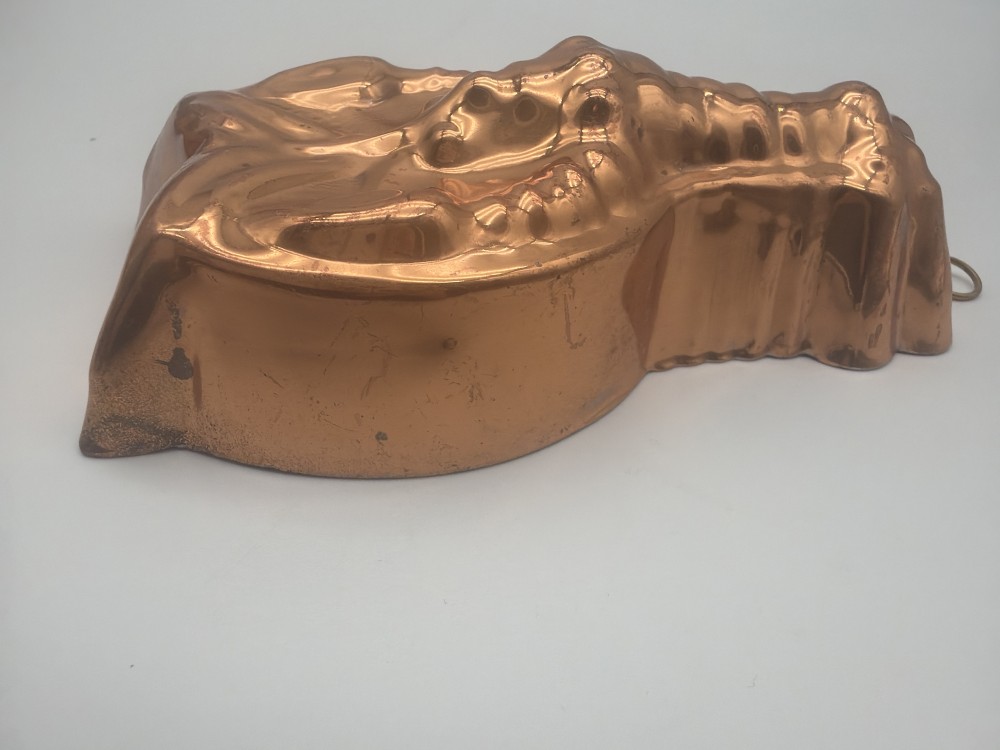 Vintage Copper Lobster Mold by Tagus Portugal