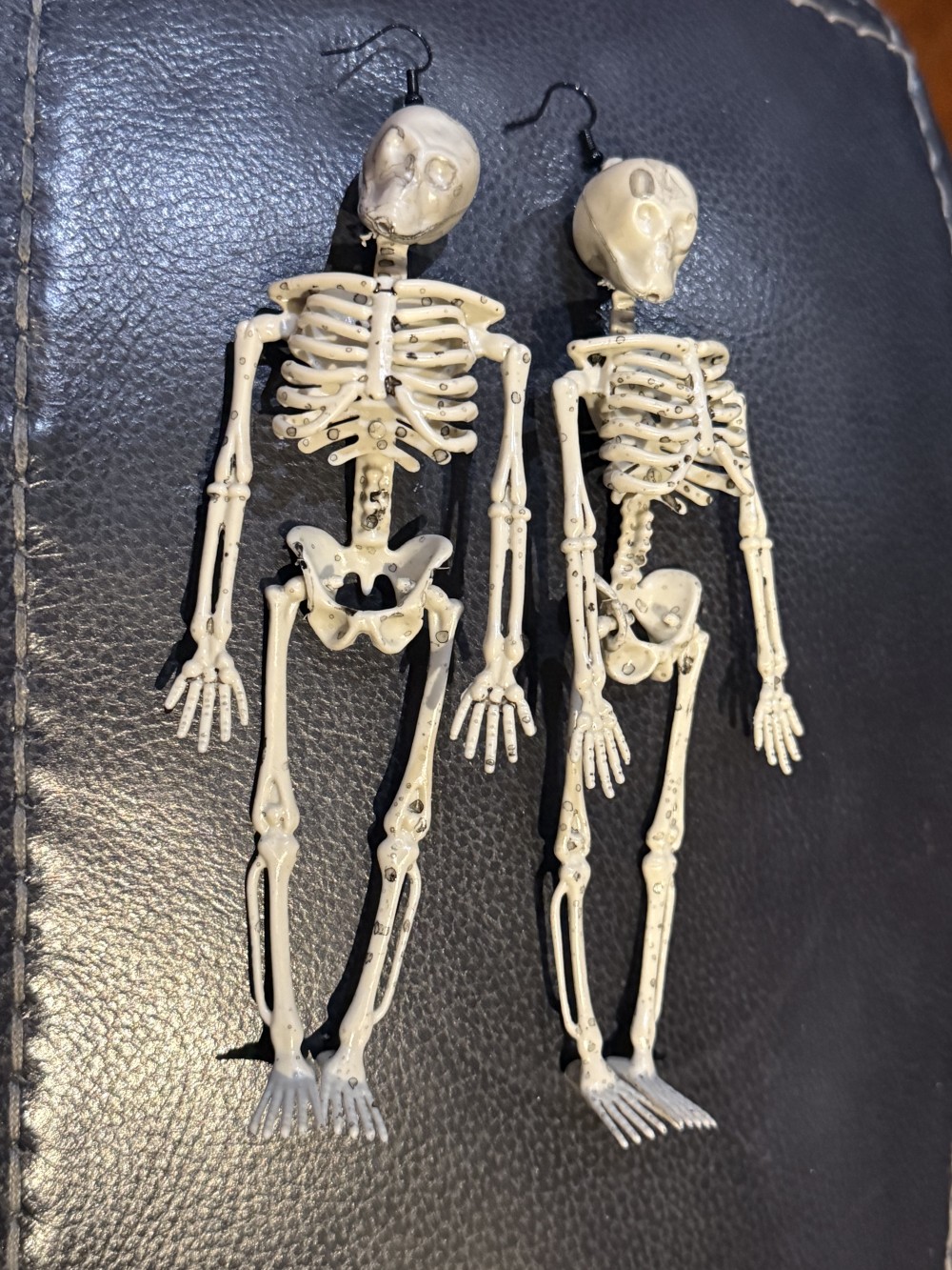 Earrings - Large Full Skeletons Moveable