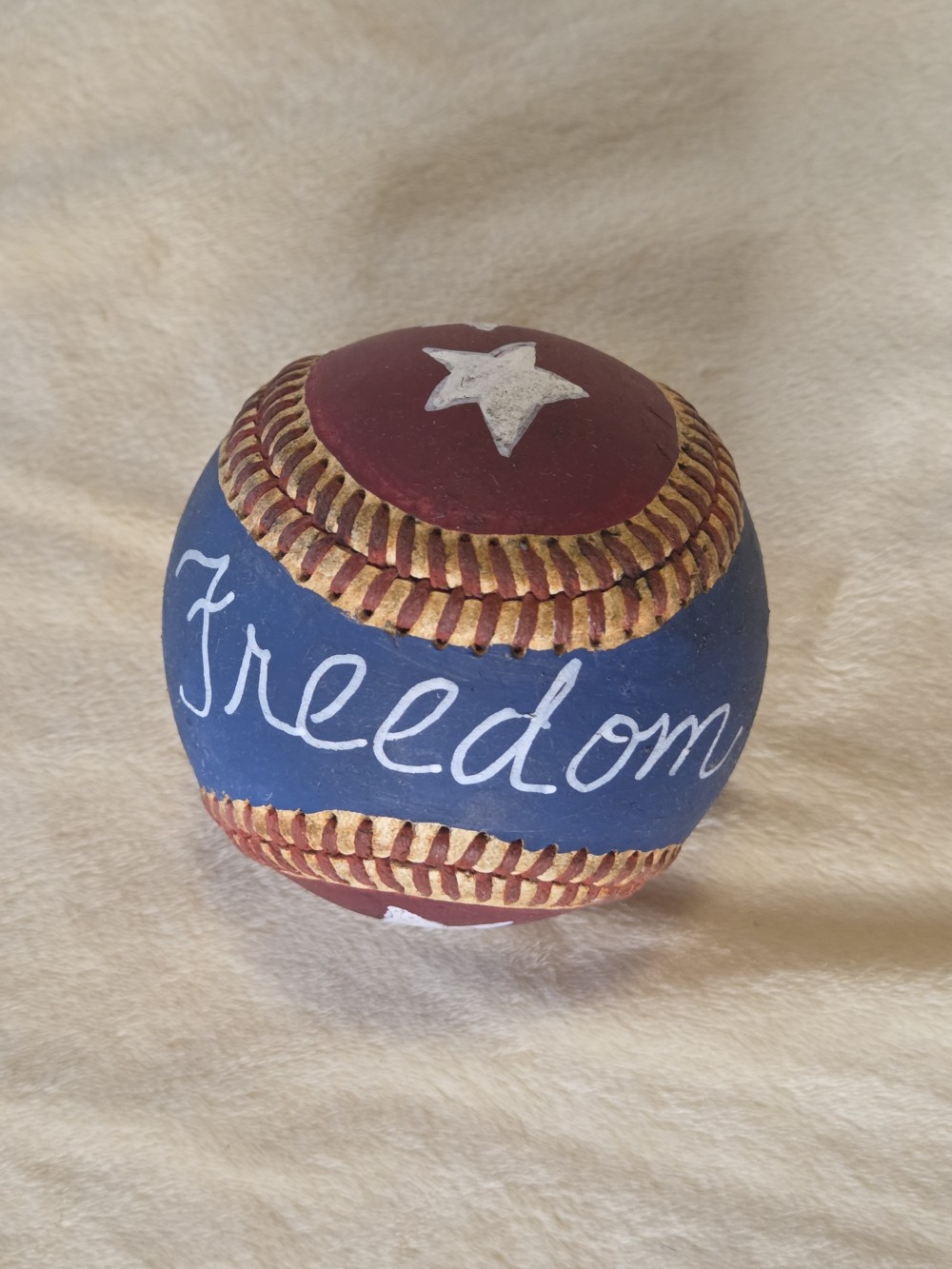 VTG Baseball Handpainted Freedom